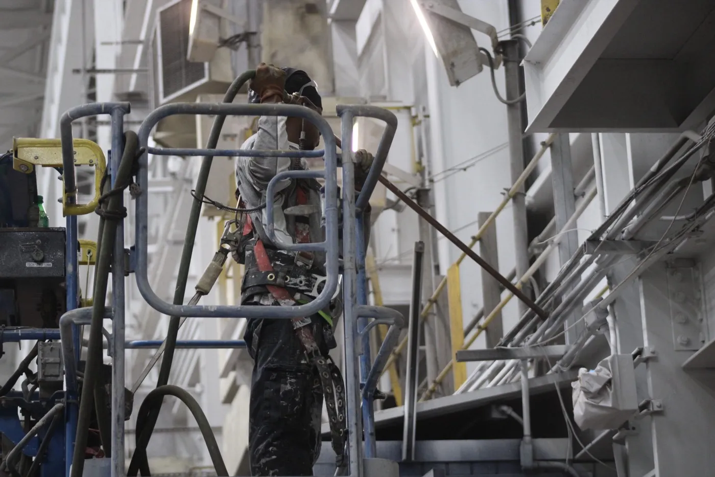 Heavy equipment restoration and protective coating