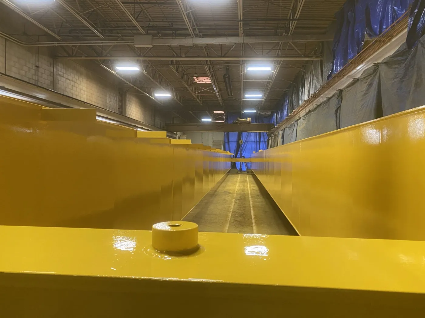 Commercial steel structure painting Detroit